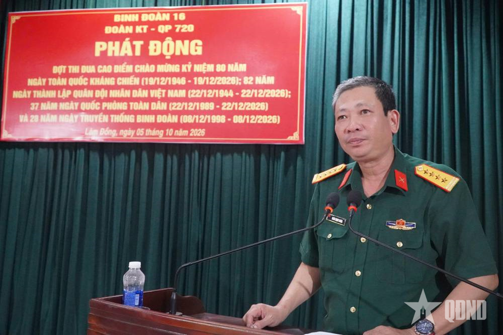 Đoàn Kinh tế - Quốc phòng 720 phát động “80 ngày đêm thi đua Quyết thắng”

